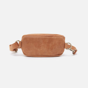 Fern Belt Bag In Buffed Leather - Whiskey