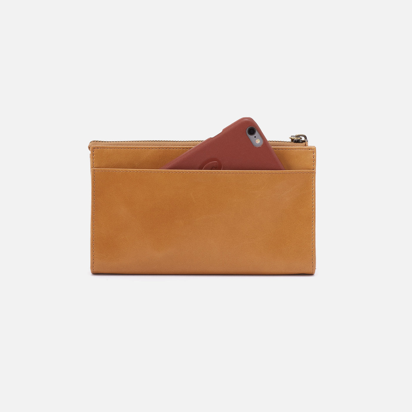 Zenith Wristlet in Mixed Leathers - Natural