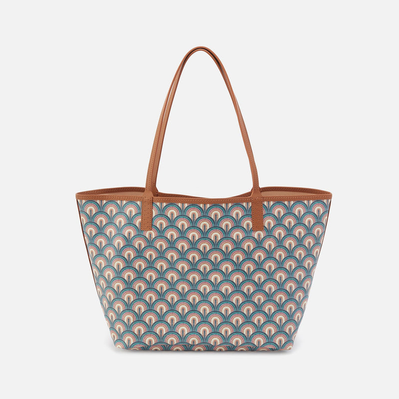 All That Tote in Coated Canvas - Teal Temptation