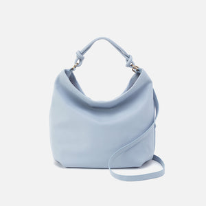Lindley Hobo in Soft Pebbled Leather - Pale Blue