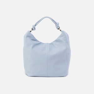 Lindley Hobo in Soft Pebbled Leather - Pale Blue
