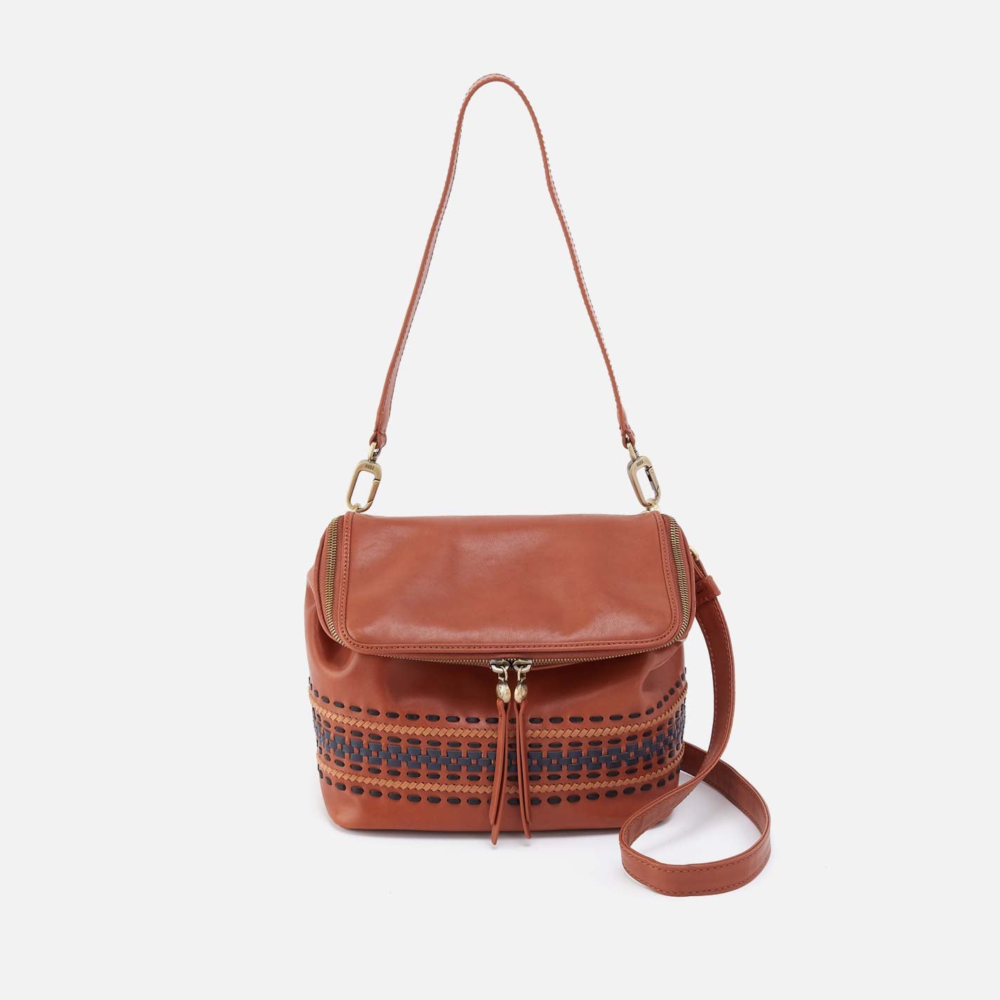 Fernwell Medium Crossbody in Smooth Leather with Multi Stitch