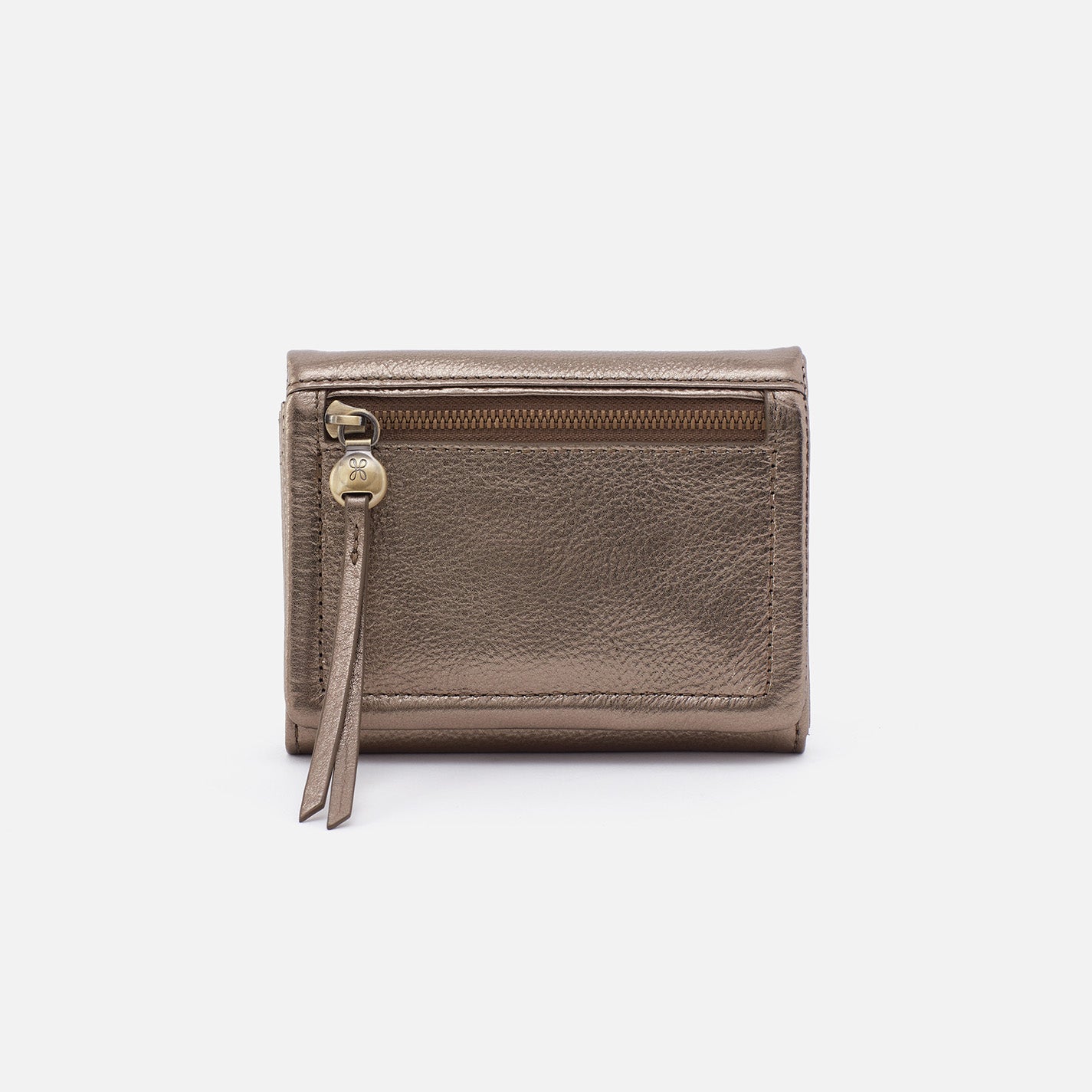 Hobo Lumen Medium Bifold Compact Wallet - Pewter