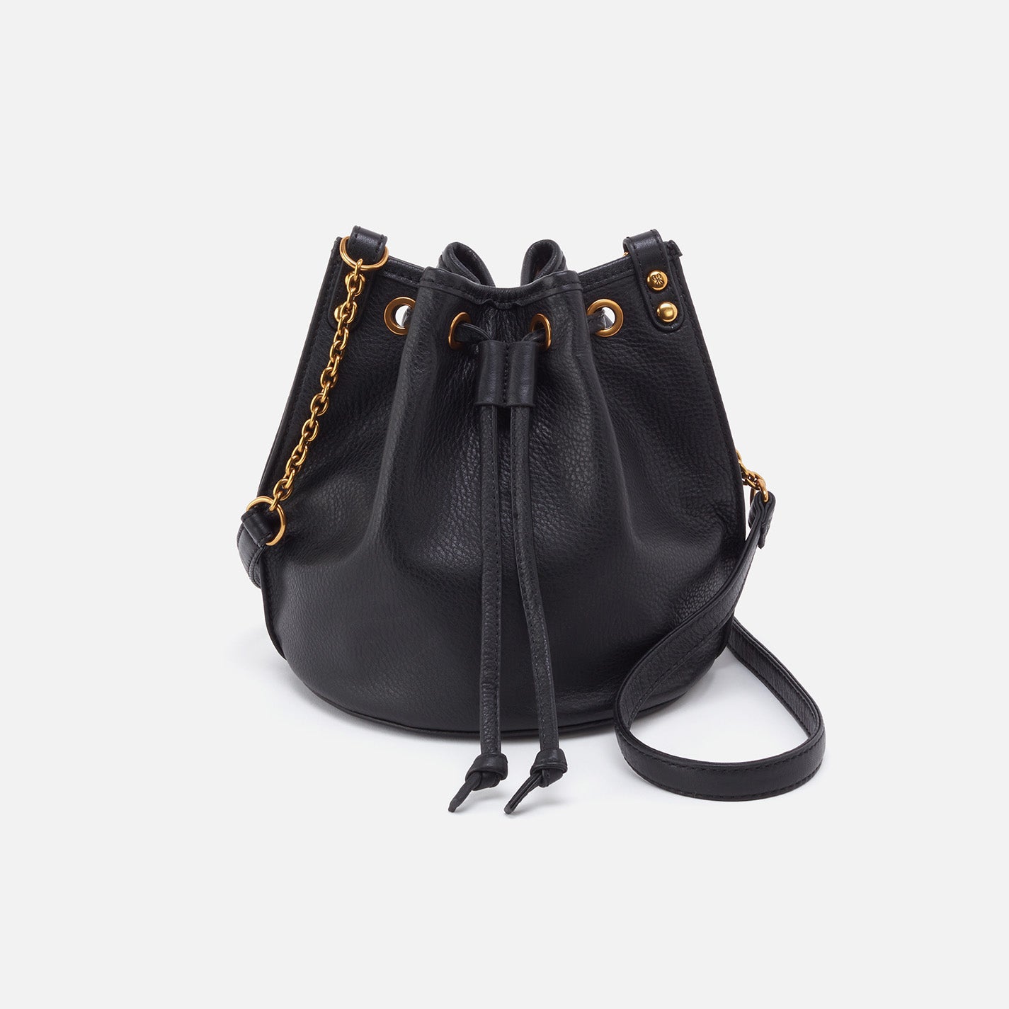 Leather bucket crossbody bag Clearance