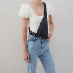 Bodhi Sling In Pebbled Leather - Black