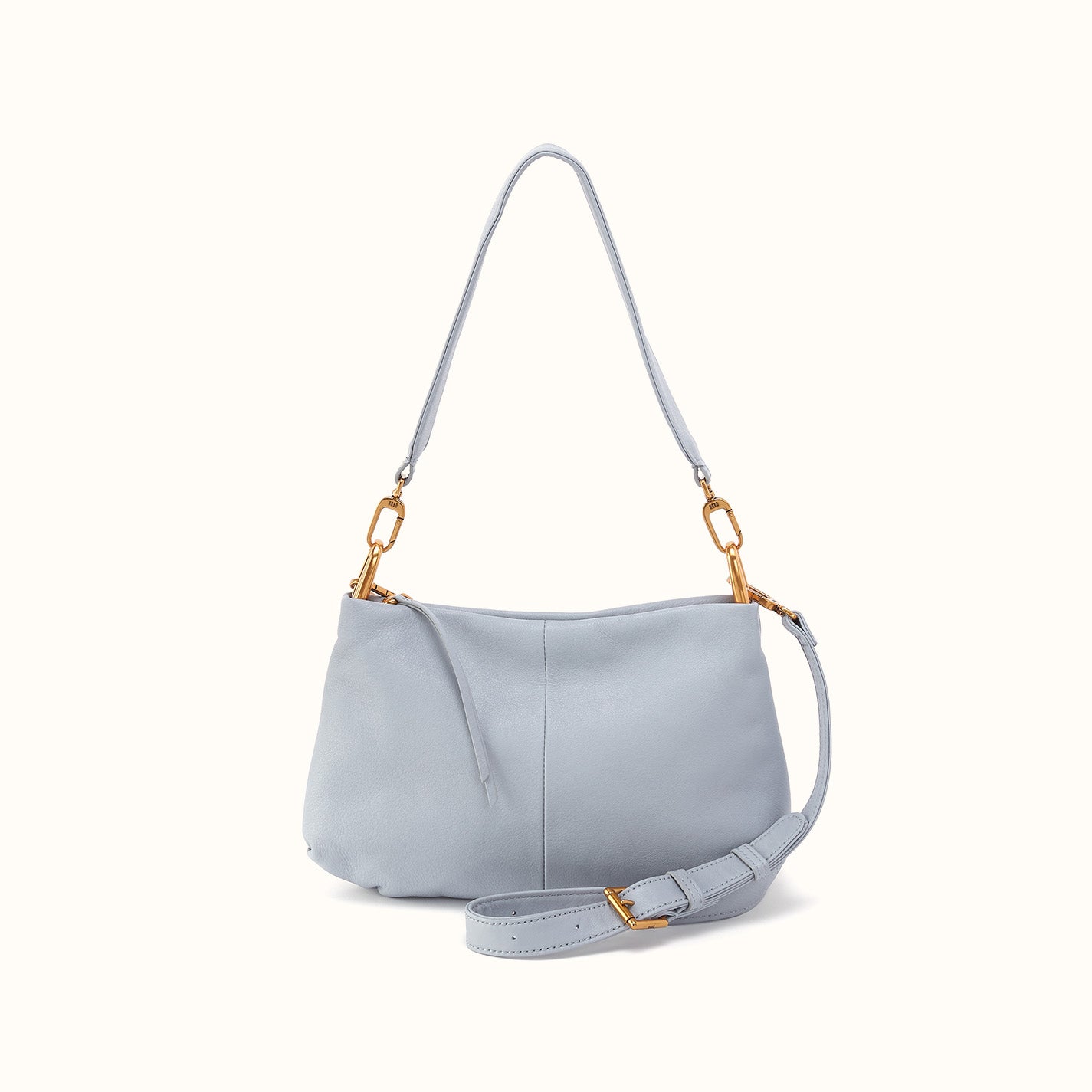Advance Shoulder Bag in Pebbled Leather - Indigo Cloud – HOBO