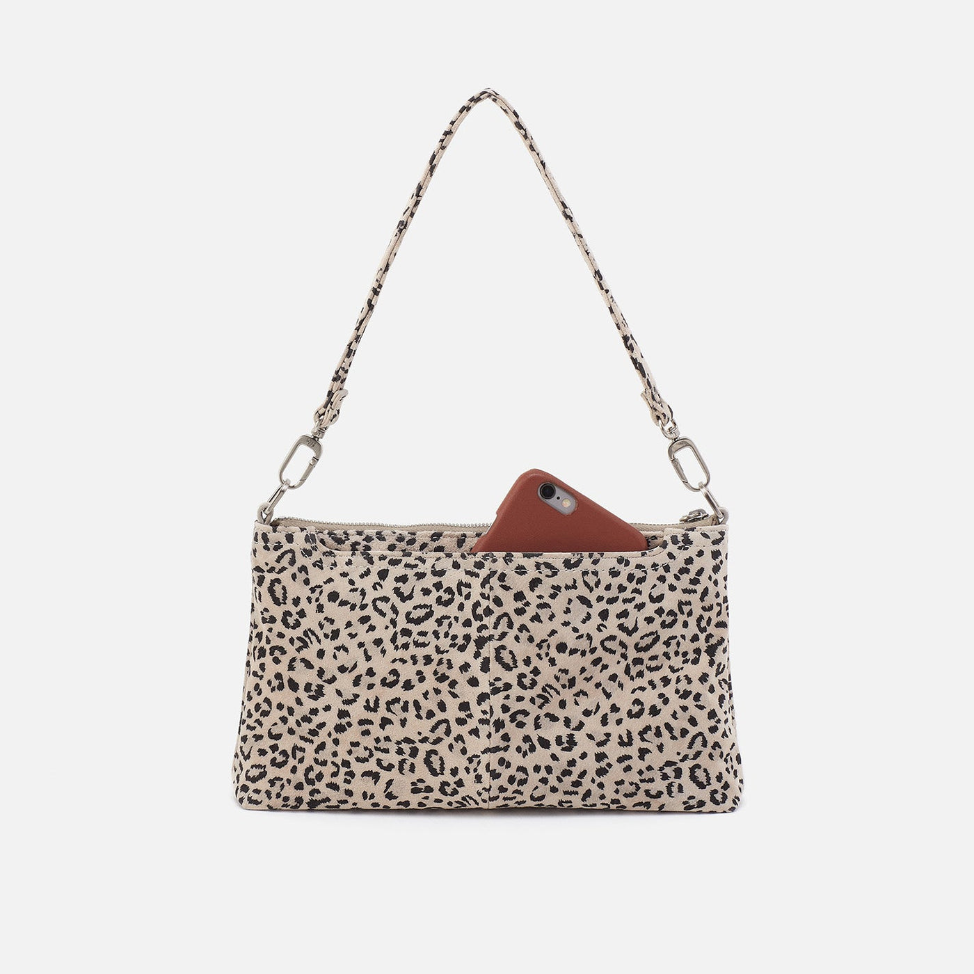 Darcy Crossbody In Printed Leather - Mini Leopard