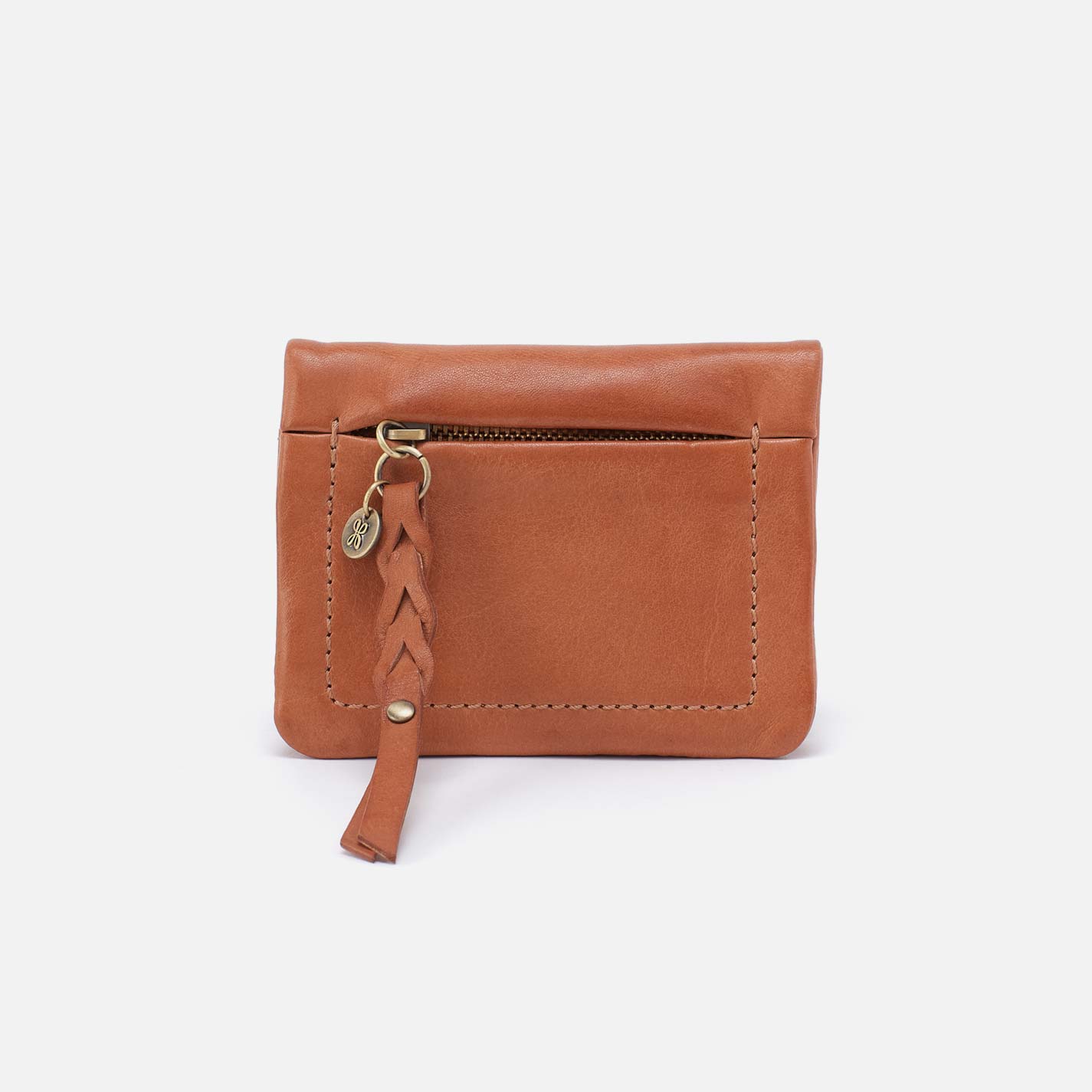 Lumen Mini Wallet in Washed Leather - Harvest Wheat – HOBO
