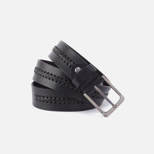 Black Navigator Belt in Aston Leather - 34