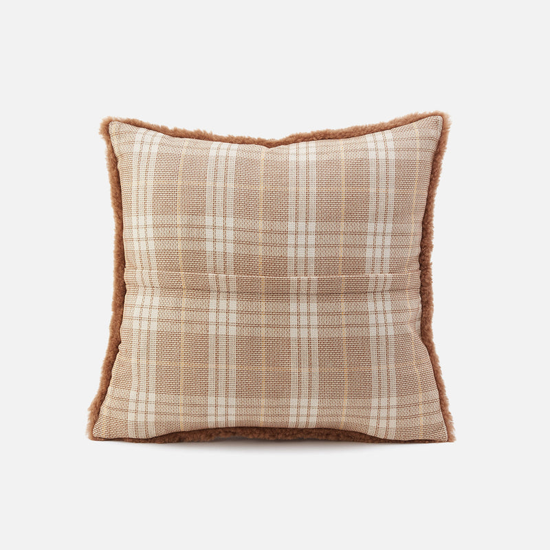 Snug Throw Pillow in Aston Leather - Curly Honey
