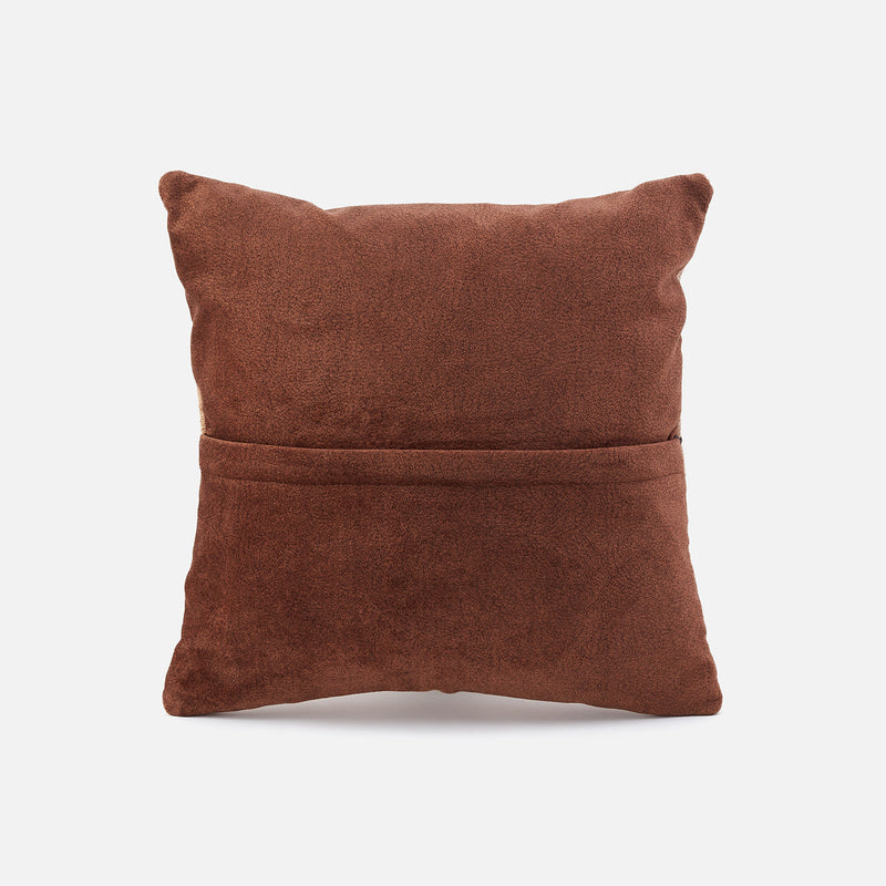 Homestead Throw Pillow in Aston Leather - Brown