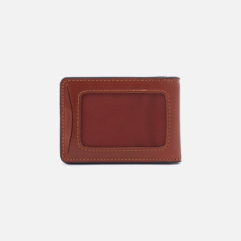 Navigator Money Clip Wallet in Aston Leather - Cognac