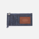 Carte Card Case in Buffed Leather - Indigo Sky