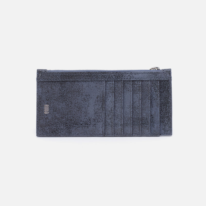 Carte Card Case in Buffed Leather - Indigo Sky