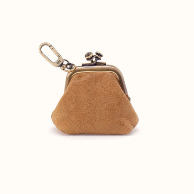 Run Frame Pouch In Buffed Leather - Whiskey