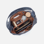 Render Shoulder Bag in Buffed Leather - Indigo Sky