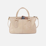 Expedition Satchel in Buffed Leather - Frosted Pearl