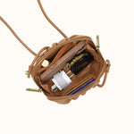 Isabelle Crossbody In Metallic Leather