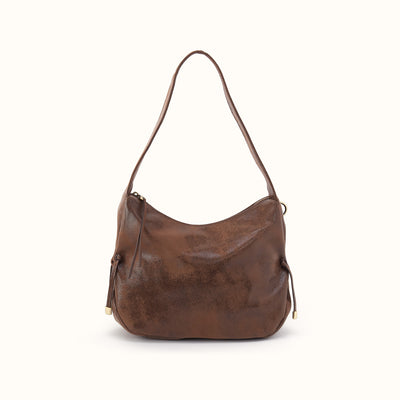 Kori Hobo Shoulder Bag In Buffed Leather - Mocha