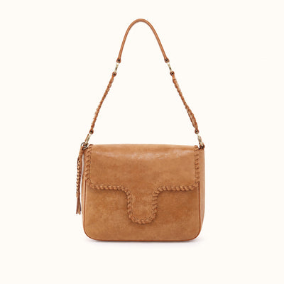 Rogue Shoulder In Buffed Leather - Whiskey
