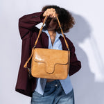 Rogue Shoulder In Buffed Leather - Whiskey