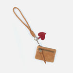Lasso Phone Wristlet In Buffed Leather - Whiskey