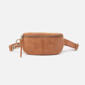 Fern Belt Bag in Buffed Leather - Whiskey