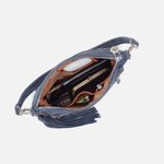 Kori Crossbody in Buffed Leather - Indigo Sky