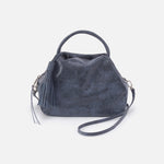 Darling Small Satchel in Buffed Leather - Indigo Sky