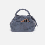 Darling Small Satchel in Buffed Leather - Indigo Sky