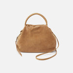 Darling Small Satchel In Buffed Leather - Whiskey
