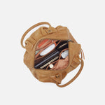 Darling Small Satchel In Buffed Leather - Whiskey