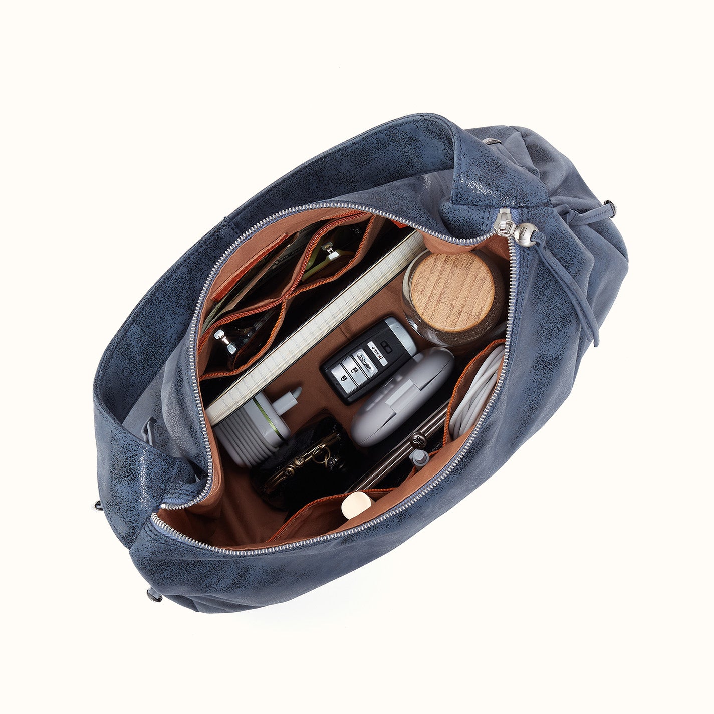 Kori Hobo in Buffed Leather - Indigo Sky – HOBO