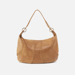 Opal Shoulder In Buffed Leather - Whiskey