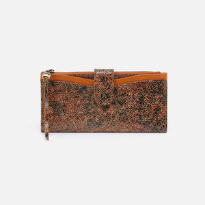 Max Continental Wallet in Mixed Leathers - Eternal Garden