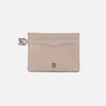 Charmed Card Case in Gloss Leather - Stone Gloss