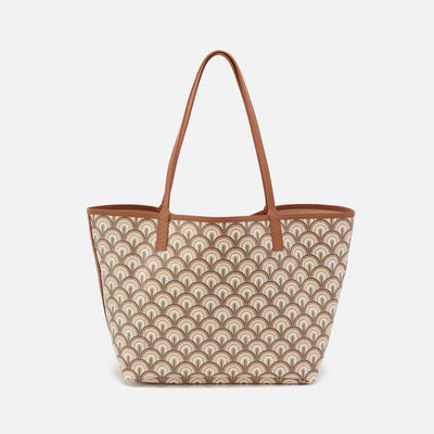 All That Tote in Coated Canvas - Caramel Whip