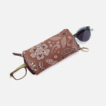 Spark Double Eyeglass Case in Coated Canvas - Country Road Bloom Canvas