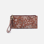 Vida Wristlet in Coated Canvas - Country Road Bloom Canvas