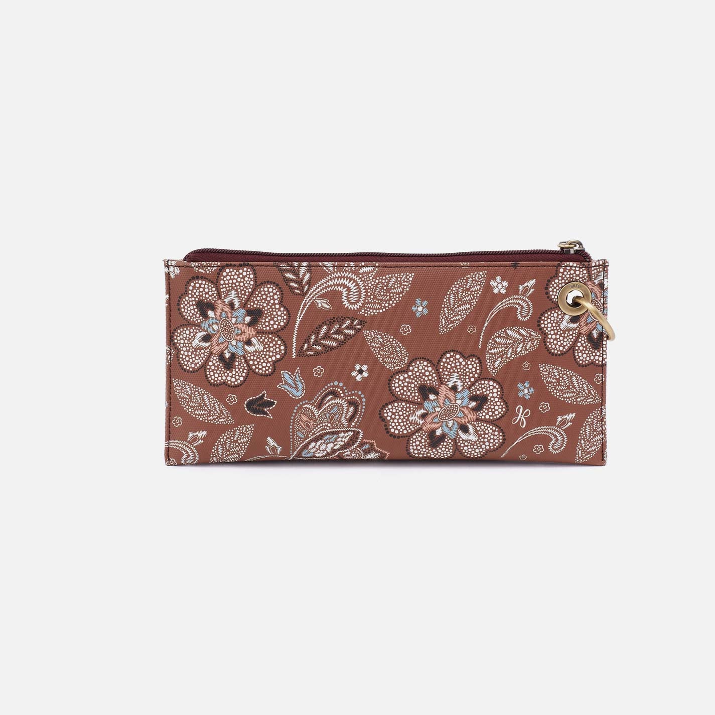 Vida Wristlet in Coated Canvas - Country Road Bloom Canvas – HOBO