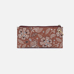 Vida Wristlet in Coated Canvas - Country Road Bloom Canvas