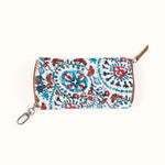 Spark Double Eyeglass Case in Cotton Canvas - Batik Blooms Canvas- FOL