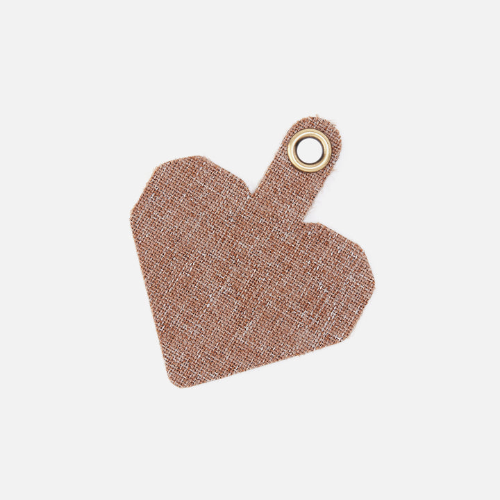 Phone Tether Tab in Fabric - Brown