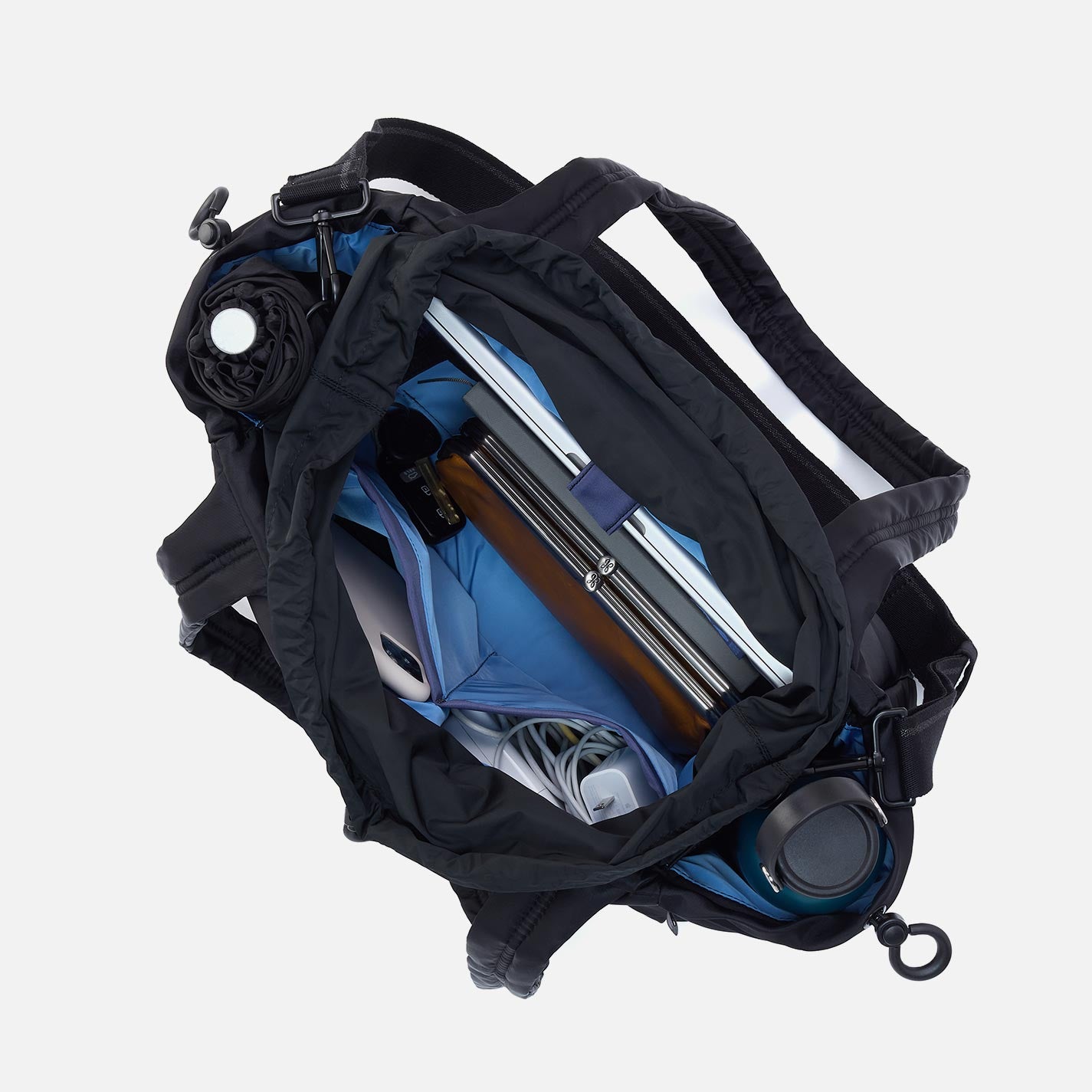 【美品】OVY Recycled Nylon ALL IN ONE Tote in CaRefiber recycled nylon - Teal – HOBO