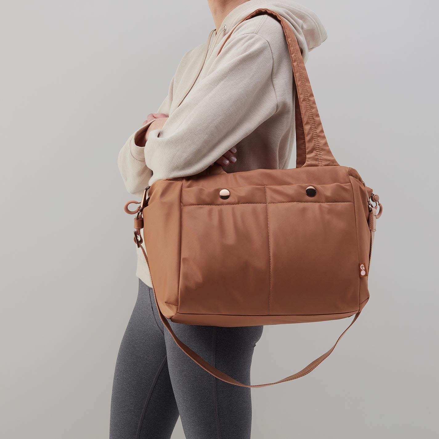 ALL IN ONE Tote in CaRefiber recycled nylon - Teal – HOBO