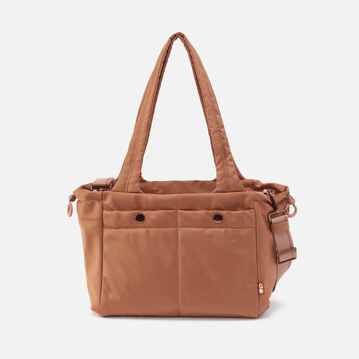 ALL IN ONE Tote in caRefiber recycled nylon - Dune