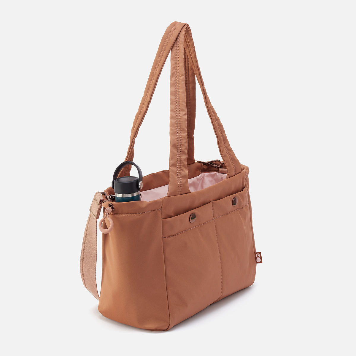ALL IN ONE Tote in caRefiber recycled nylon - Dune