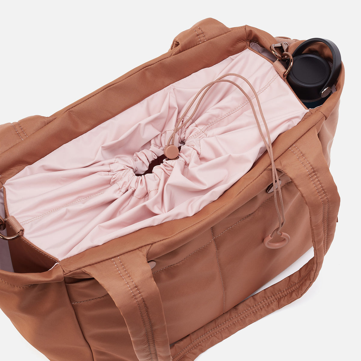 ALL IN ONE Tote in caRefiber recycled nylon - Dune