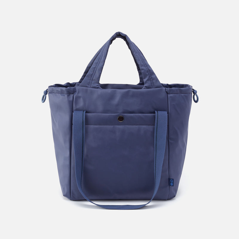 PLACES TO GO Tote in CaRefiber recycled nylon - Ocean – HOBO