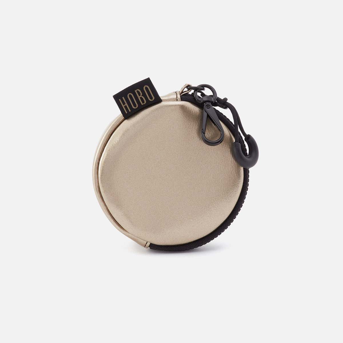 TAG ALONG Clip-on in Easy-care EverShine nylon - Coffee Gold Metallic